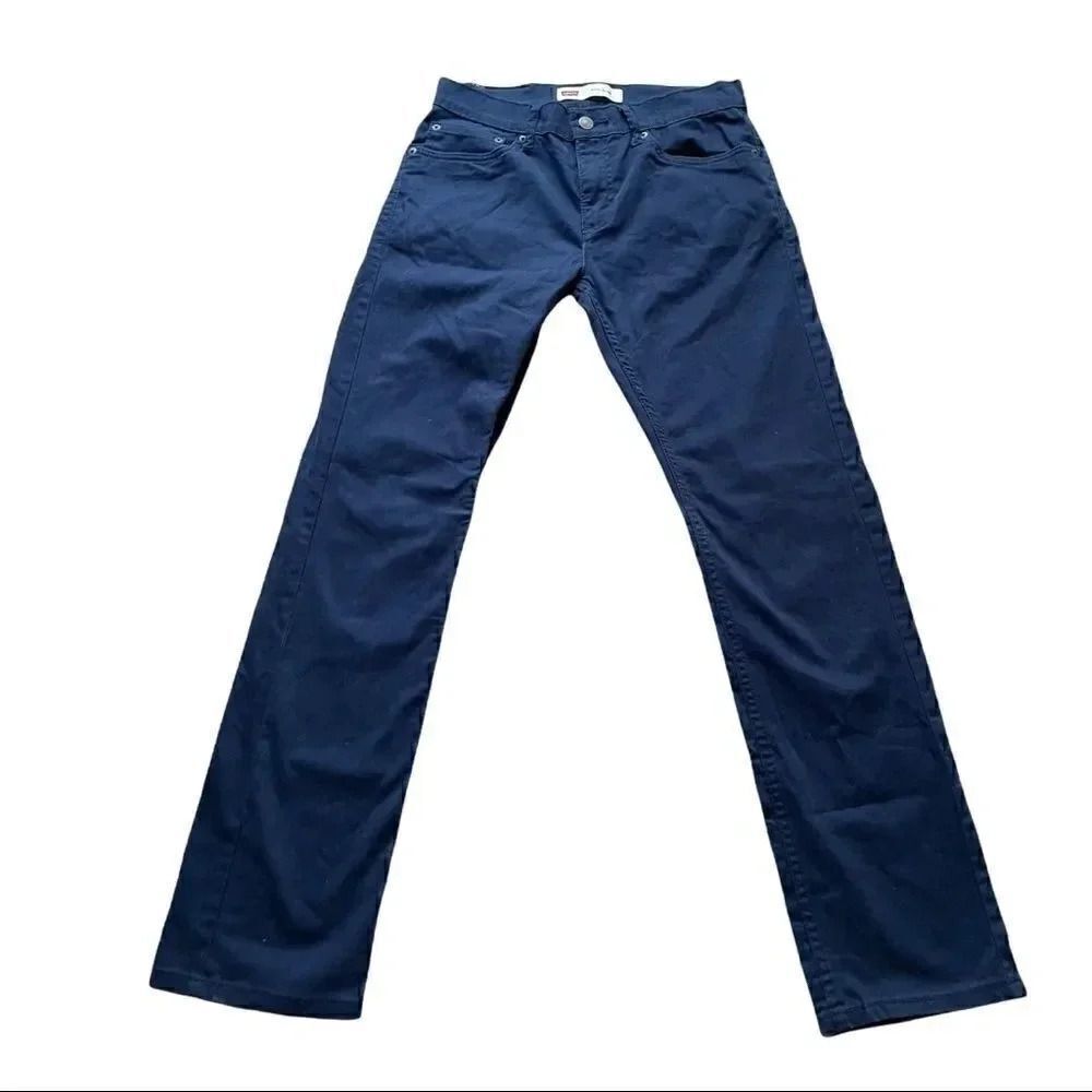 Levi Strauss 511 Slim Brushed Cotton Navy Ultra Soft Unisex Jeans